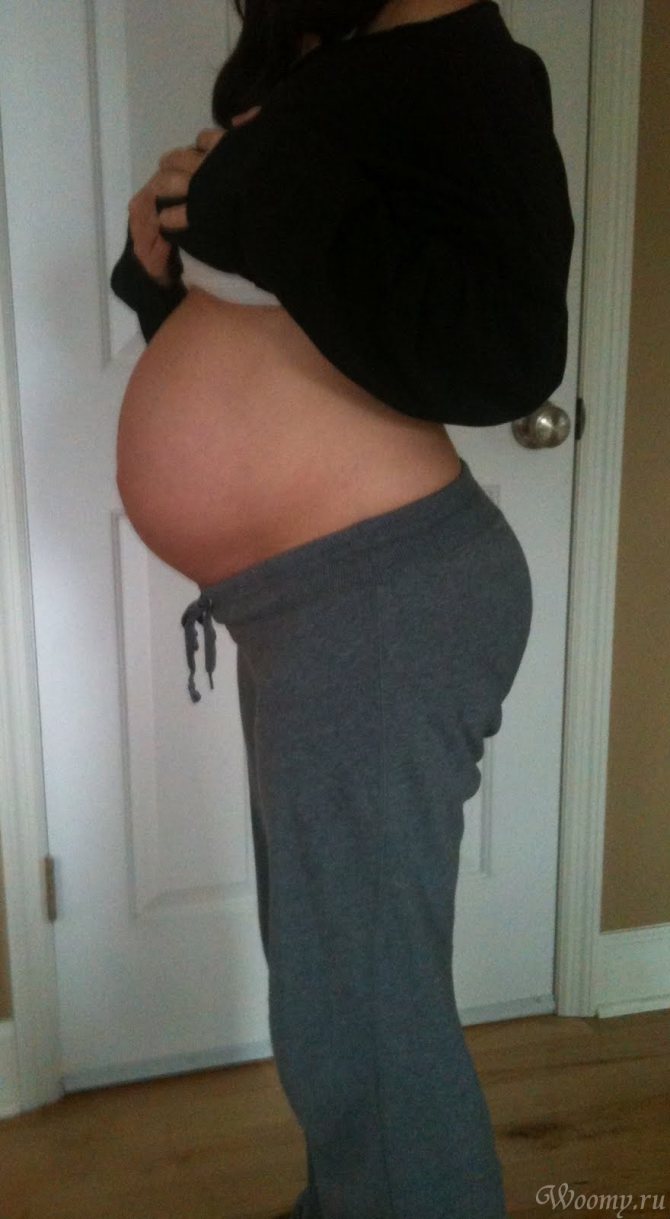 Живот на 23 неделе беременности