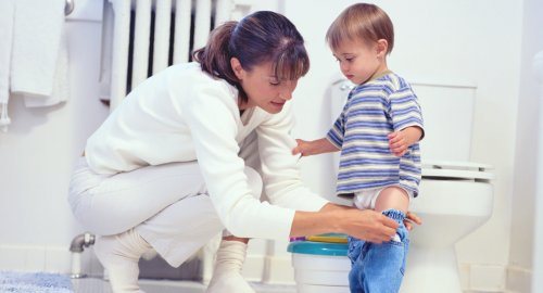 Urine analysis in a child