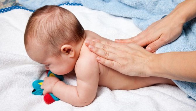 how to massage a newborn baby