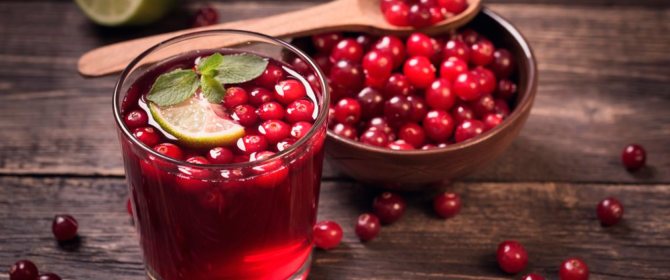How to make cranberry juice for a child