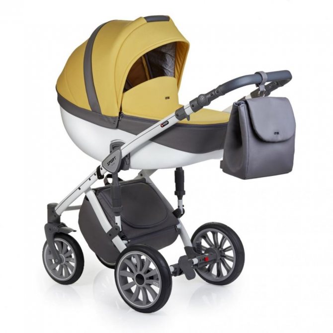 Stroller with cradle