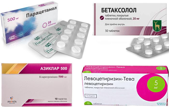 Medicines prescribed for children with red eyes