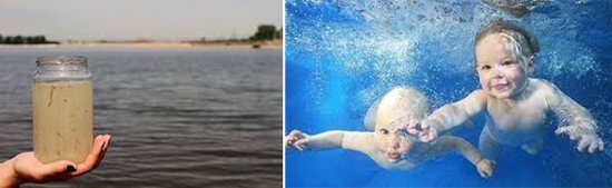 open water infection in children.