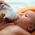 Nutrition of a newborn baby