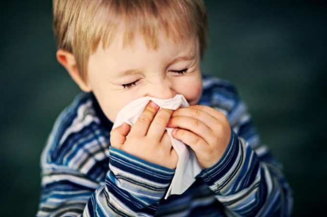 Using a nebulizer can treat runny nose in children