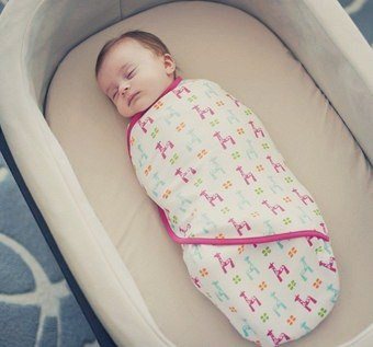 It is best to swaddle a baby before 3 months