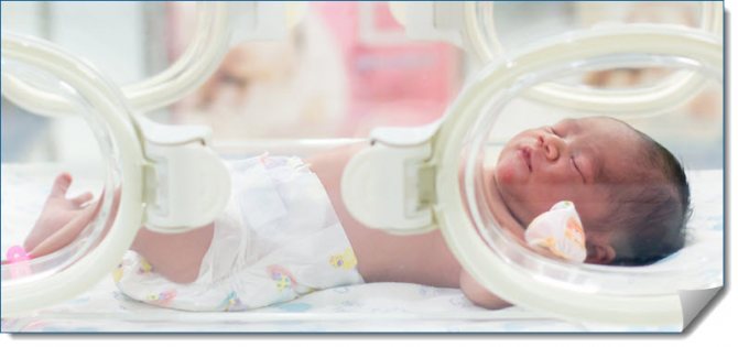 Degrees of prematurity in newborns