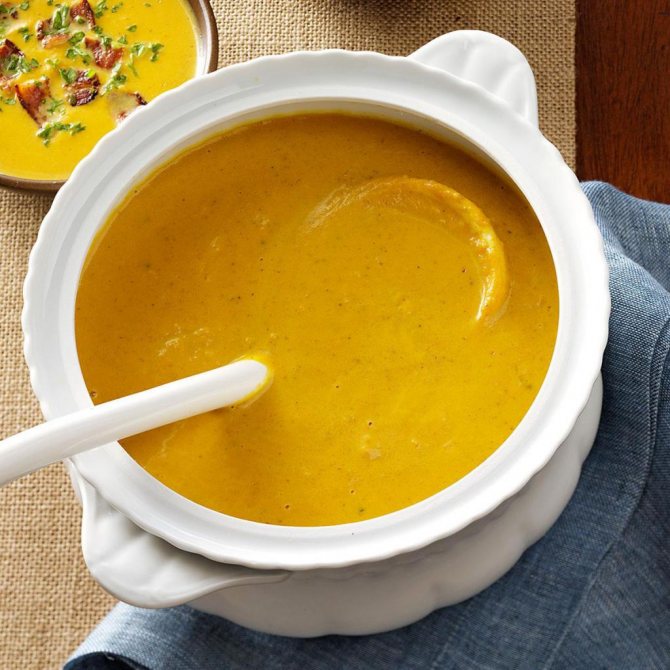 тыквенный суп пюре рецепт для детей